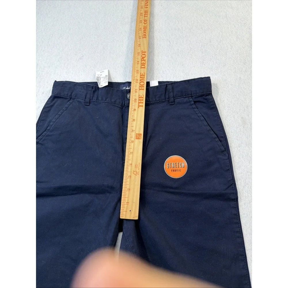 The Children's Place Navy Blue Uniform Stretch Chino Shorts‎ Boys Size 16 New